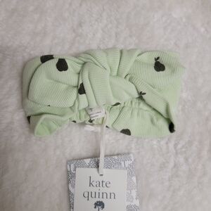 Kate Quinn Tiny Pear Large Bow Elastic Headband S